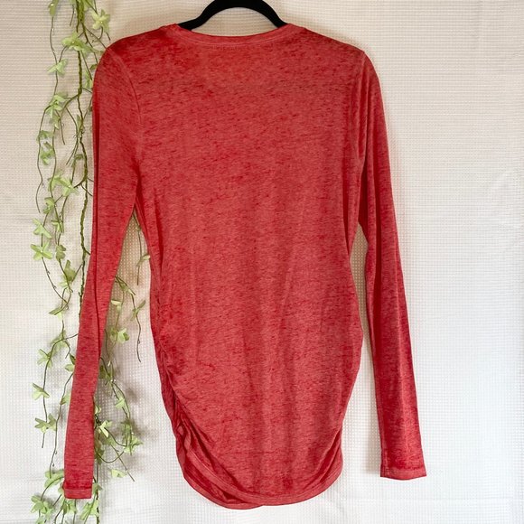 Motherhood Maternity Holiday Long Sleeve T-Shirt Red Small - Picture 4 of 8